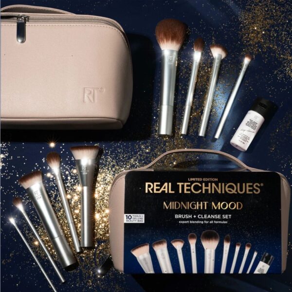 Real Techniques- Midnight Mood Brush + Cleanse set