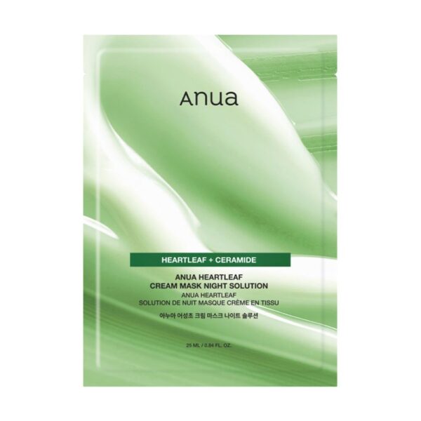 Anua Heartleaf+ Ceramide Cream Mask Night Solution